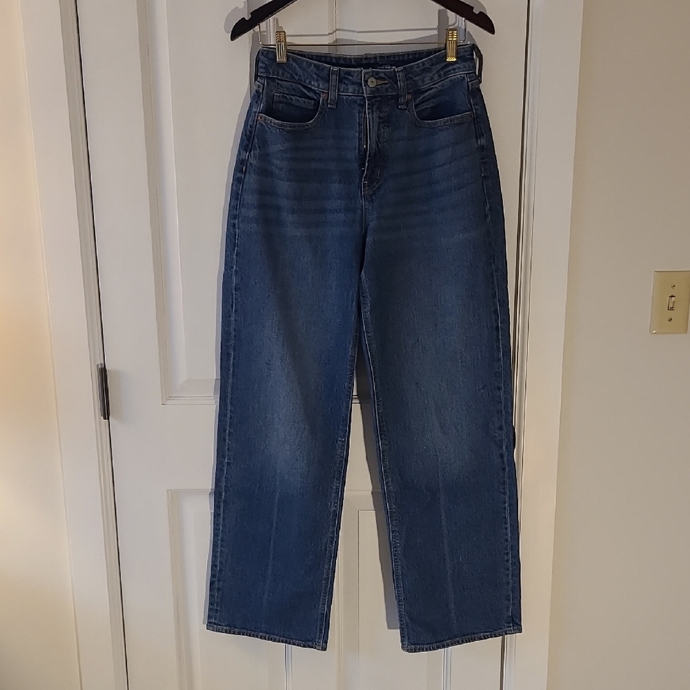 Old Navy Curvy Sky-Hi Wide Leg Jeans